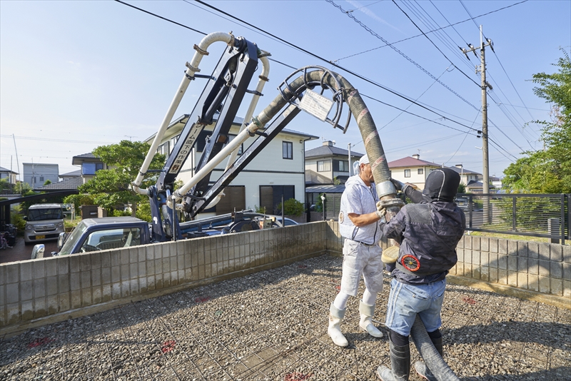 土間コンクリート工事